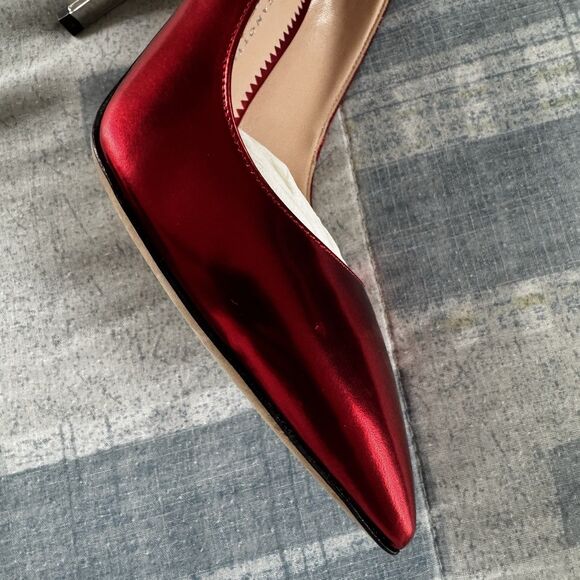Giuseppe Zanotti Red Patent Pointed Toe Pumps Women's Heels Sz 36 - Picture 6 of 16